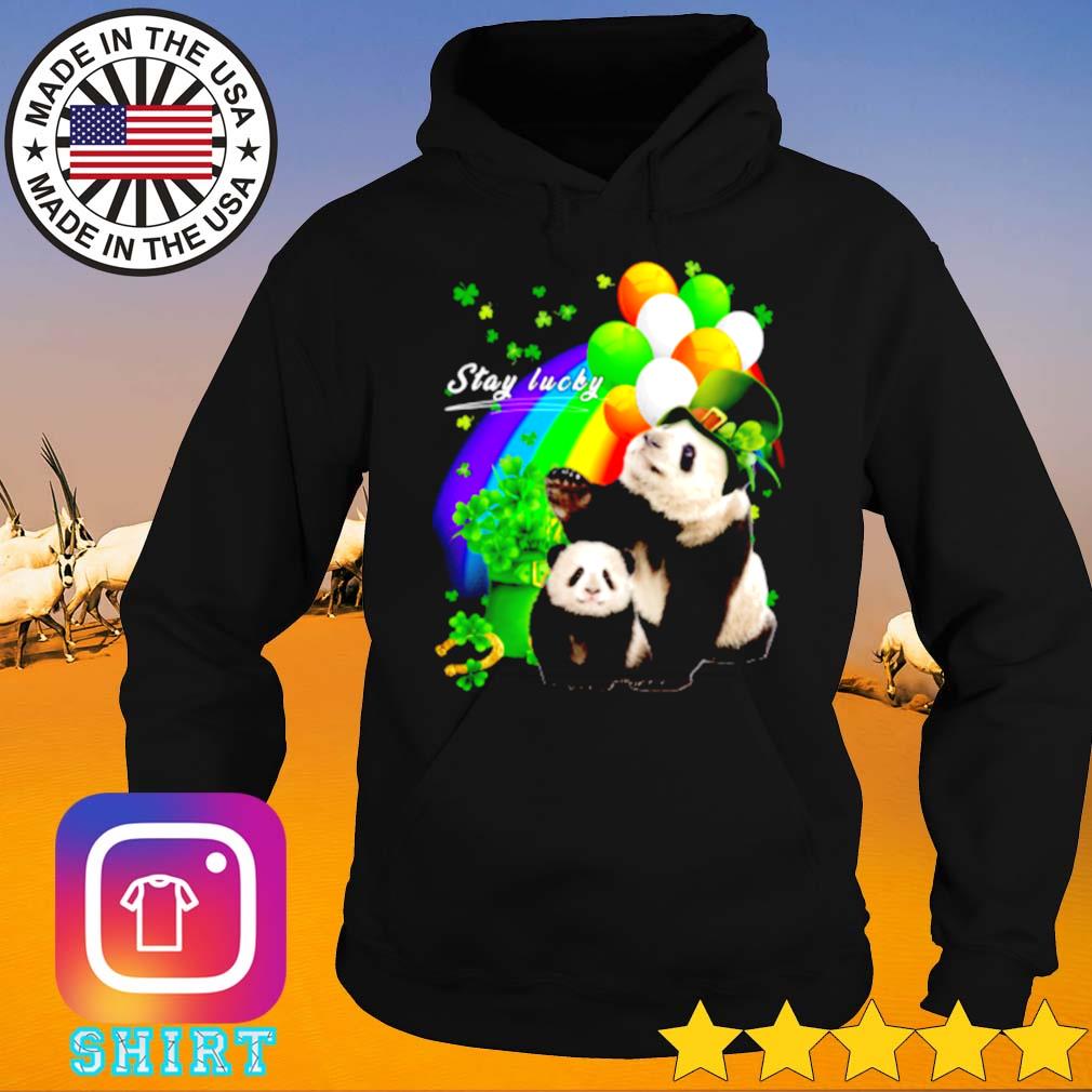 Cute Panda stay lucky St. Patrick_s day s Hoodie