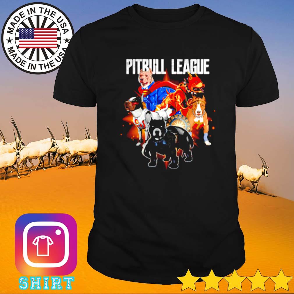 Pitbull league justice league shirt