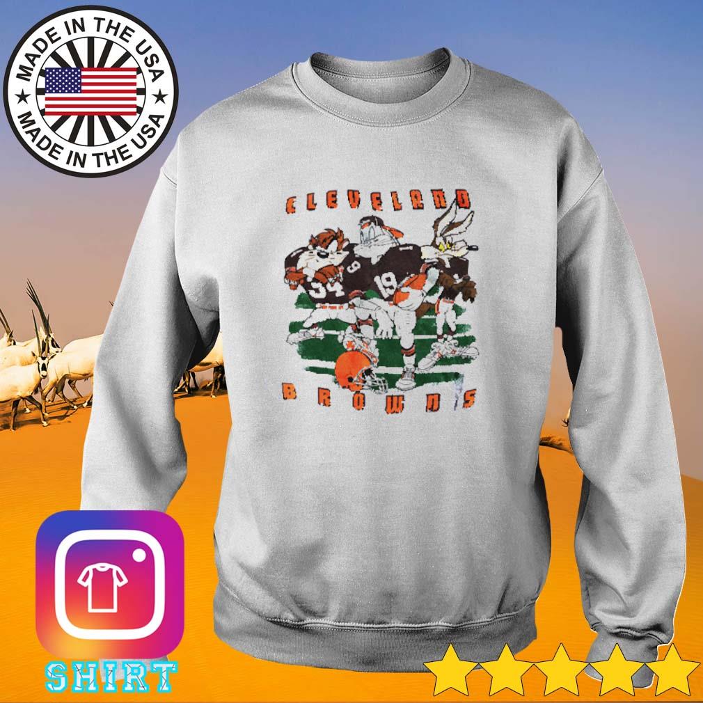 Vintage Cleveland Browns Looney Tunes Shirt - High-Quality Printed