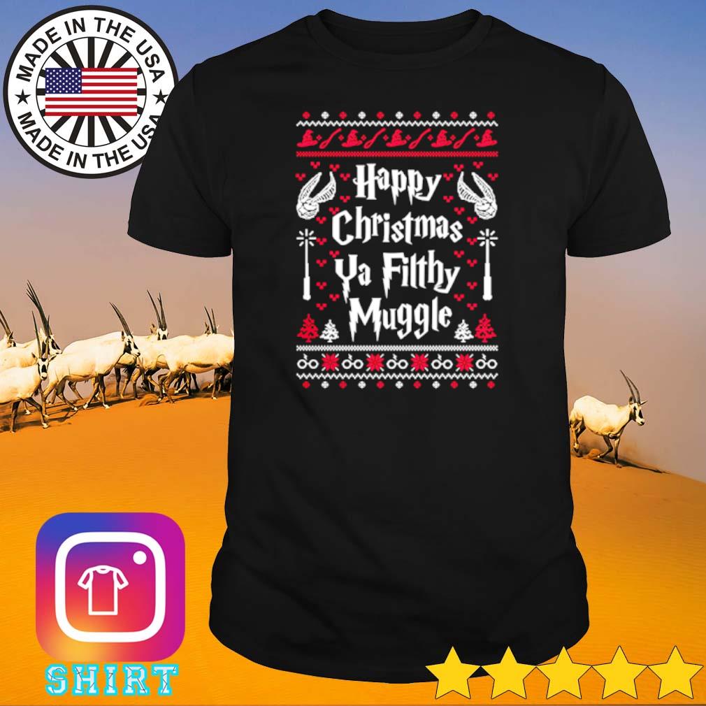 Top Happy Christmas ya filthy muggle shirt