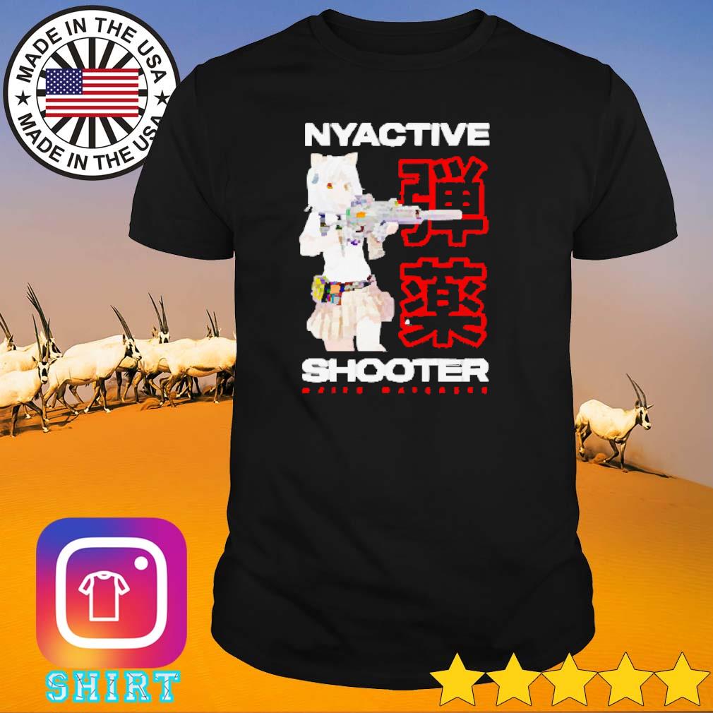 Top Nyactive shooter waifu watchers shirt