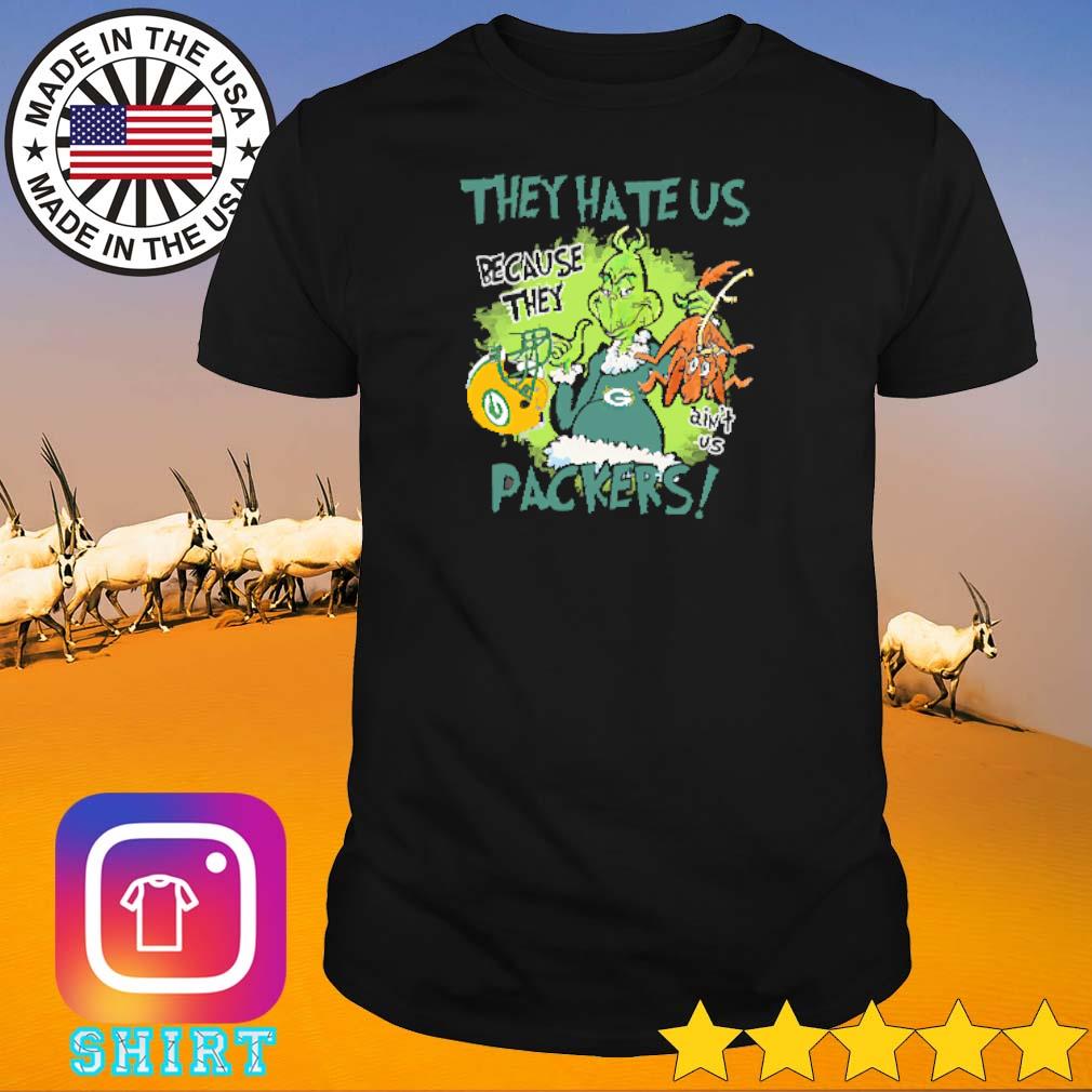 Funny Grinch they hate us because they ain't us Packers shirt