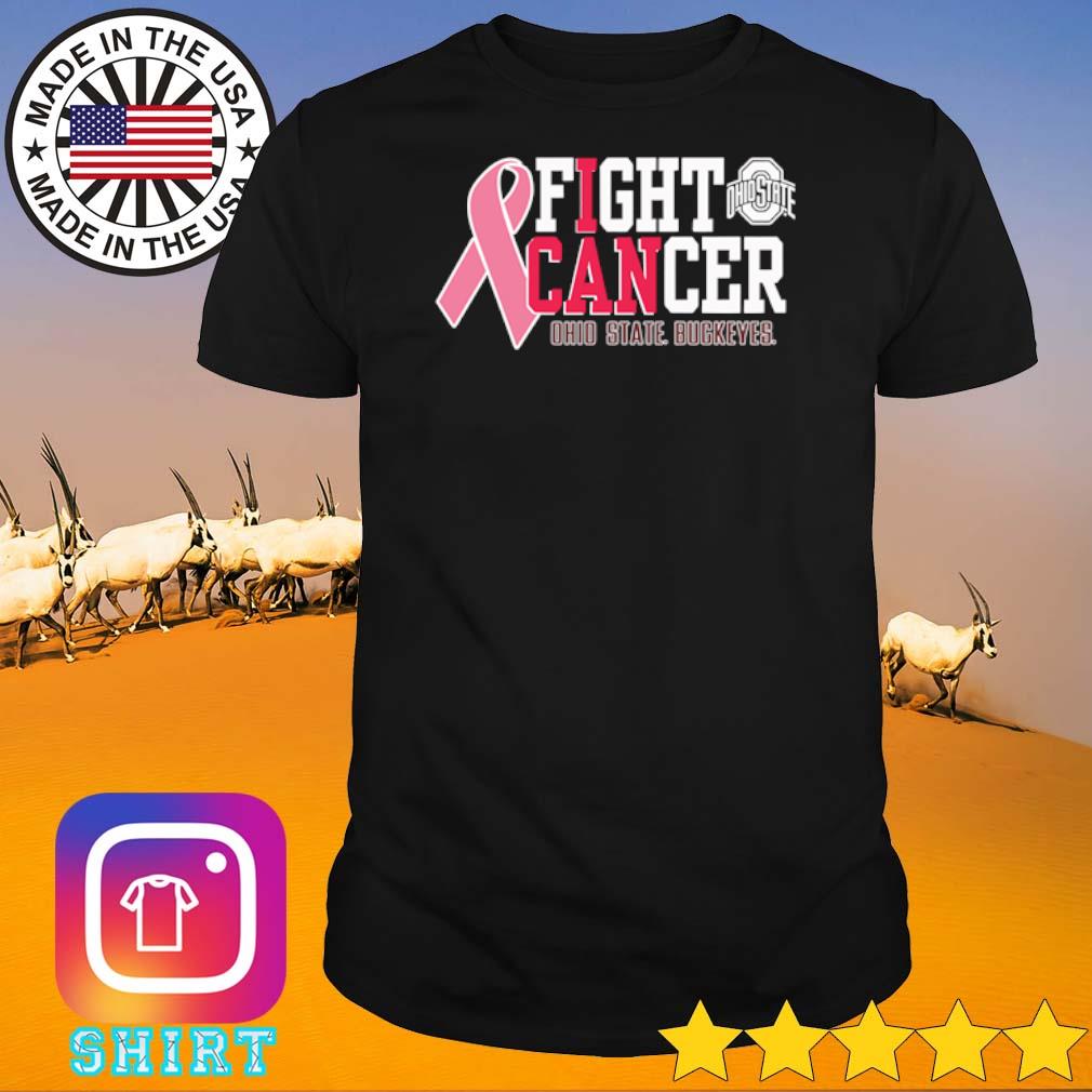 Awesome Ohio State Buckeyes fight cancer breast cancer awareness shirt