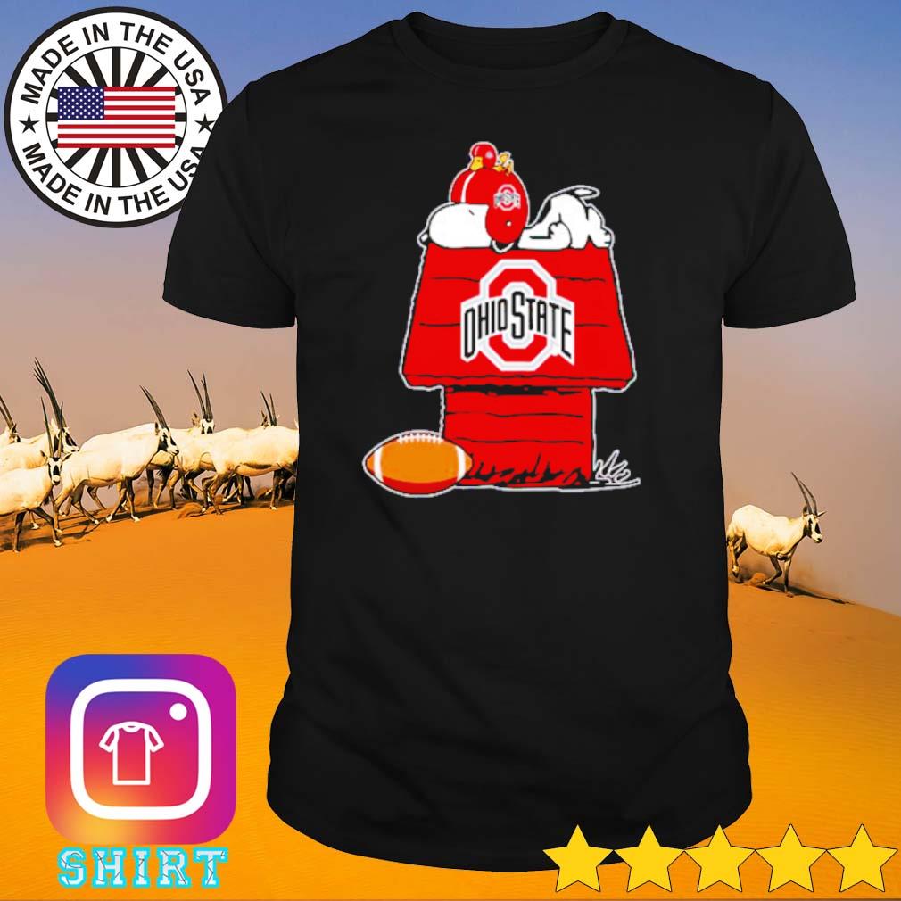 Awesome Ohio State Buckeyes Snoopy and Woodstock waiting for football season shirt