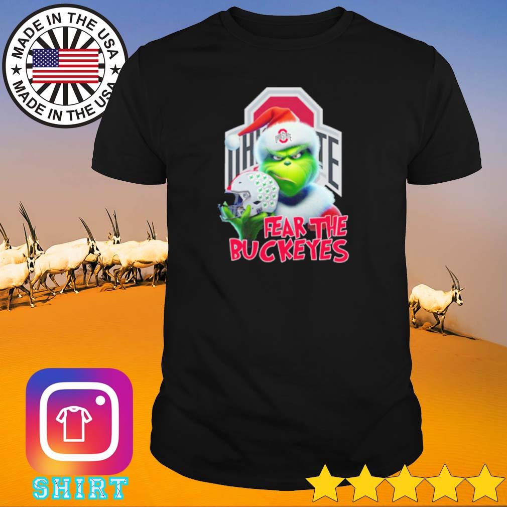Best Grinch fear the Oho State Buckeyes Christmas shirt