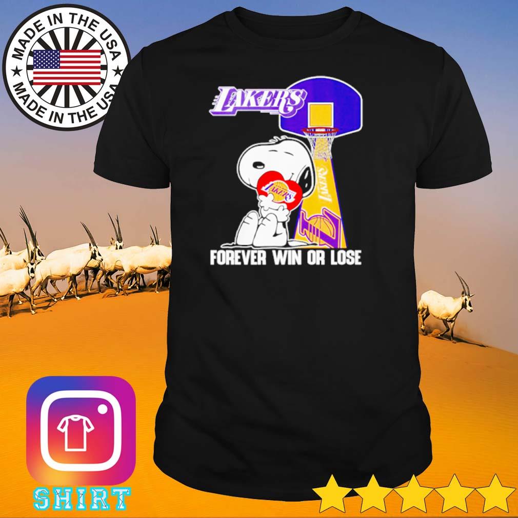 Nice Los Angeles Lakers forever win or lose shirt
