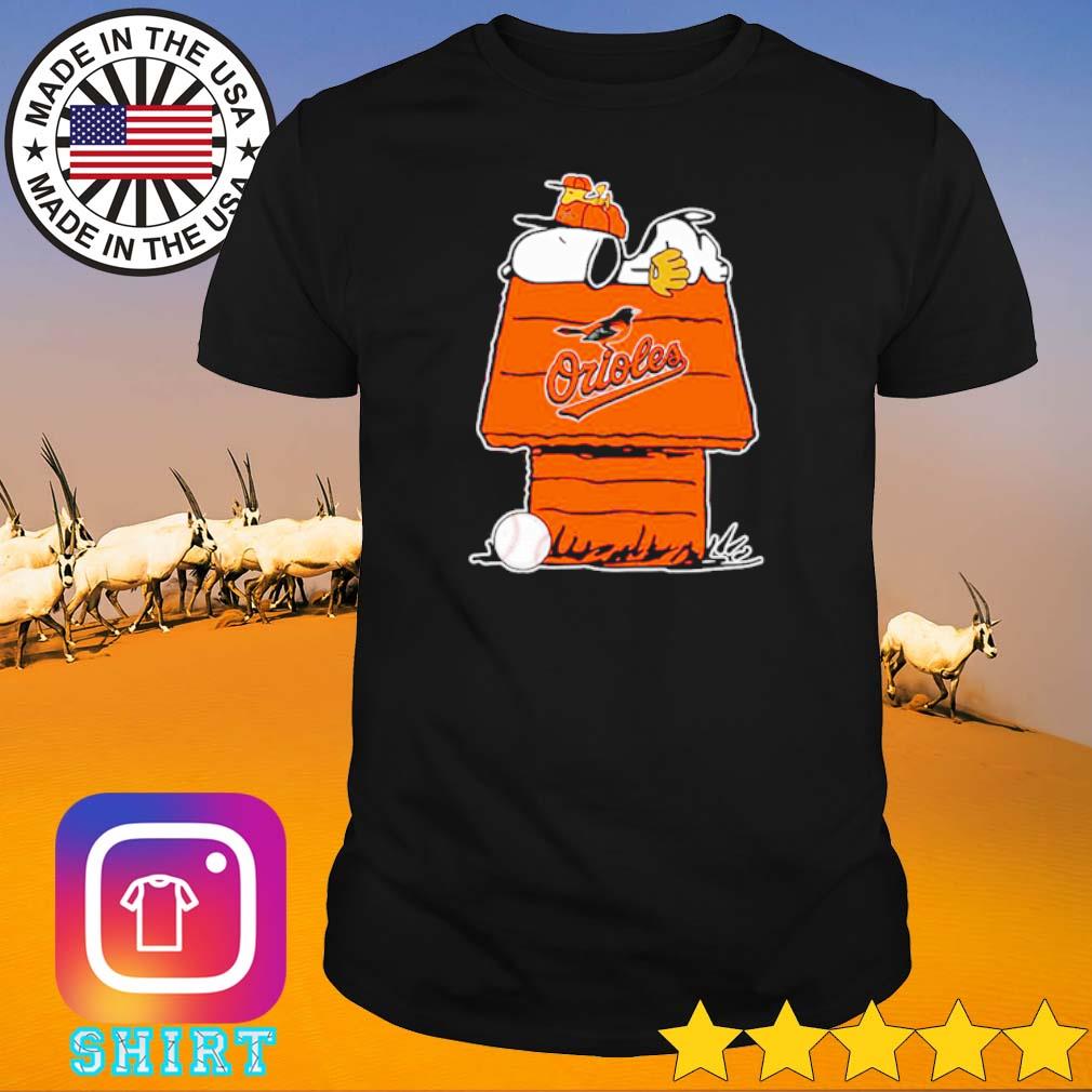 Official Baltimore Orioles Baseball Snoopy The Peanuts shirt