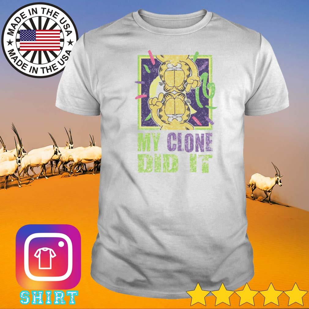 Official Garfield my clone did it shirt