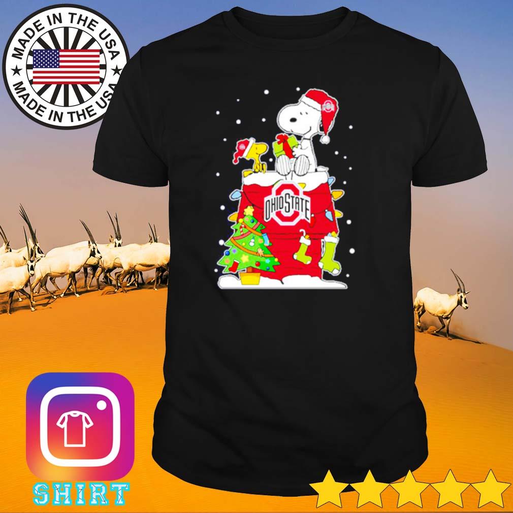 Official Ohio State Buckeyes Snoopy ugly Christmas shirt