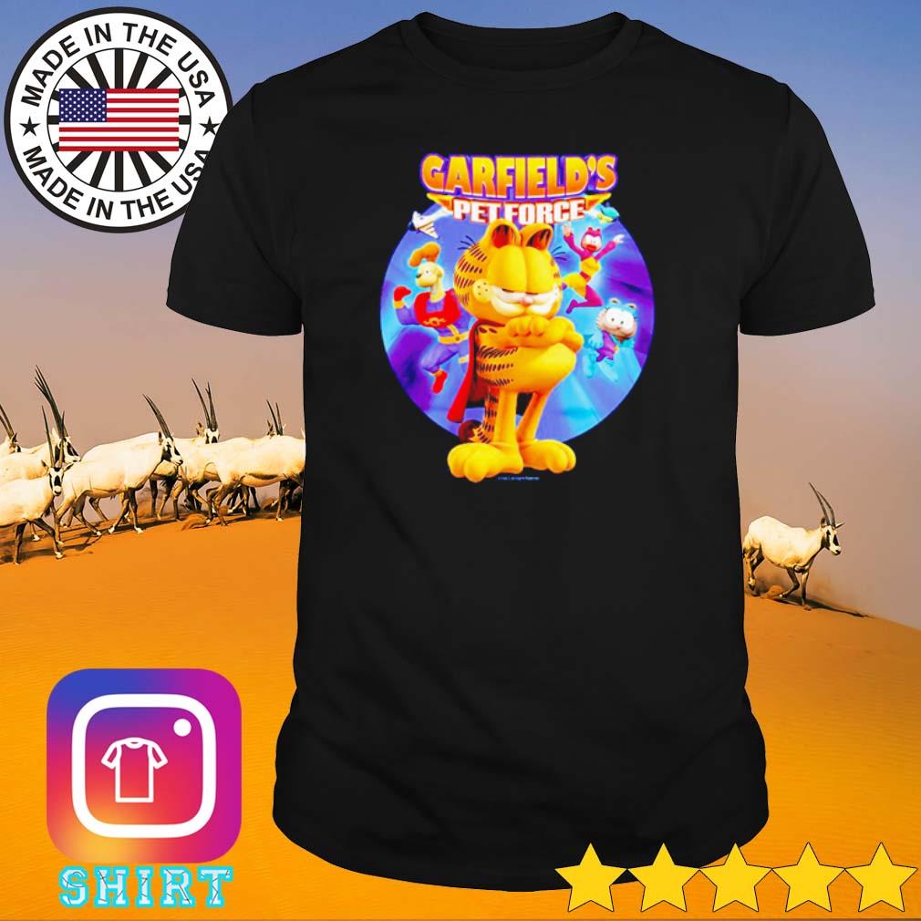 Original Garfield's DVD art pet force shirt