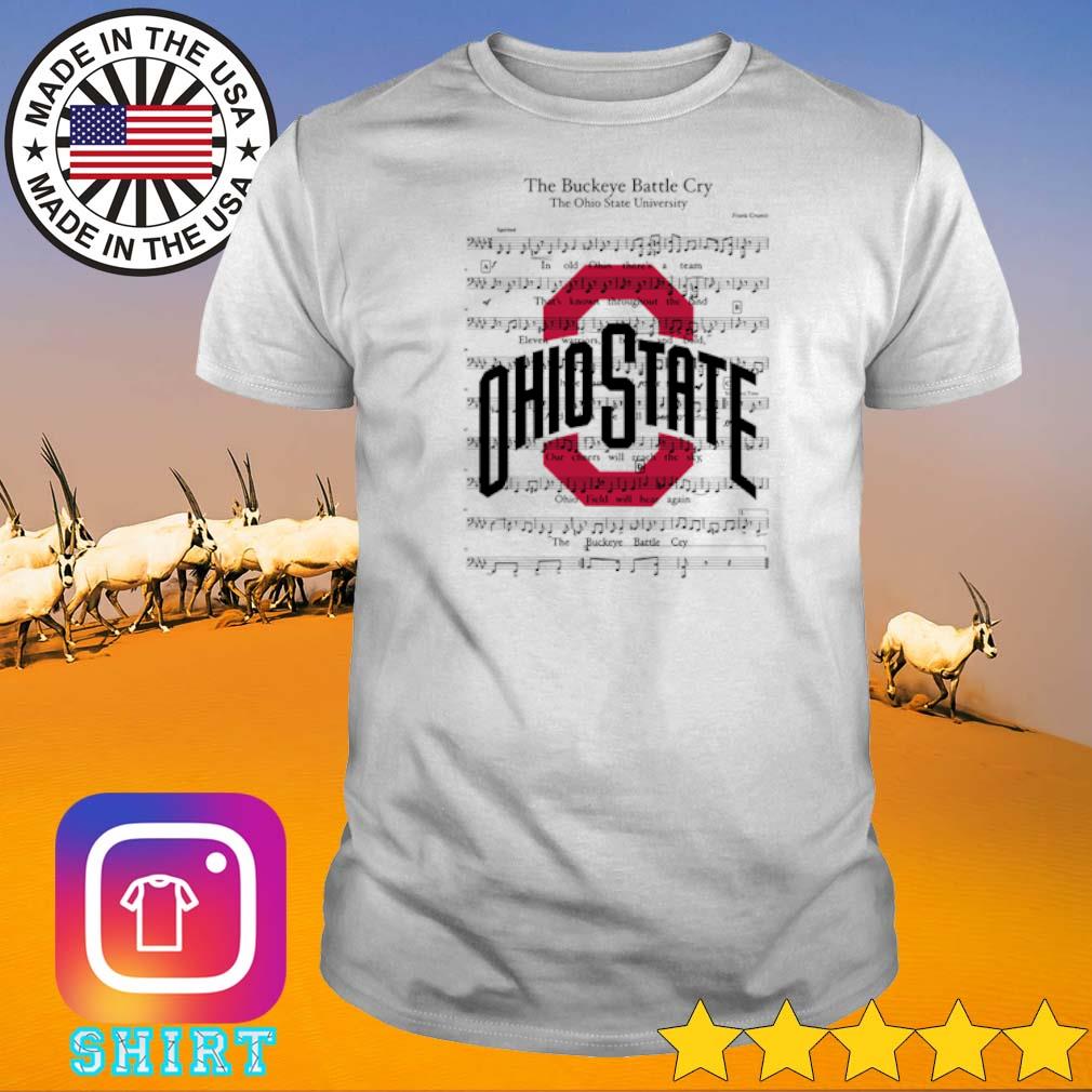 Premium The Buckeye Battle Cry the Ohio State University song shirt
