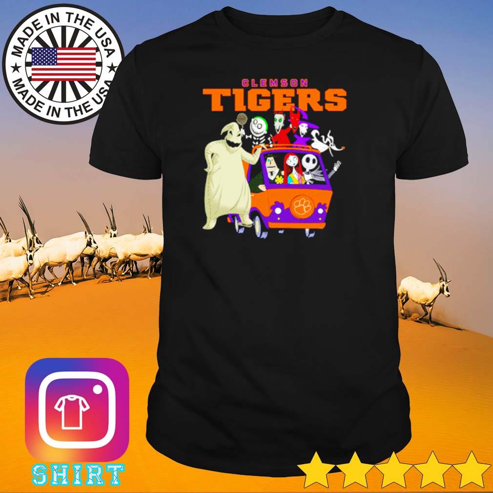 Premium The Nightmare Before Christmas characters Clemson Tigers on the car shirt