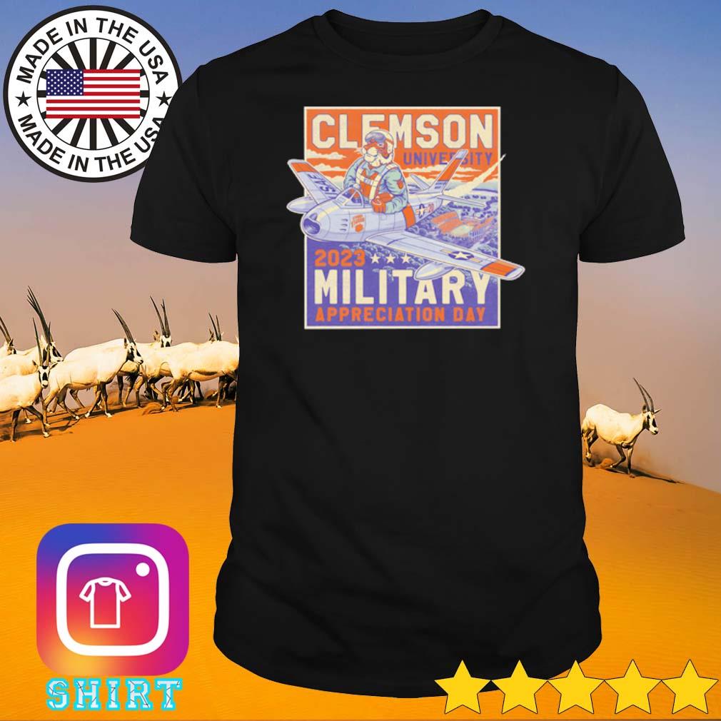 Top Clemson university 2023 military appreciation day shirt